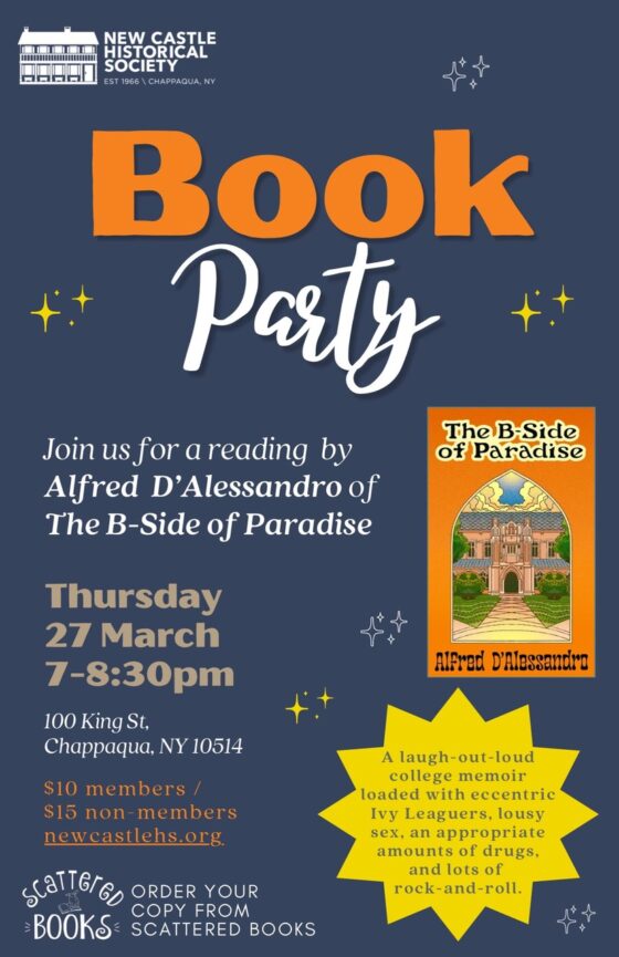 New Castle Historical Society Author talk and party