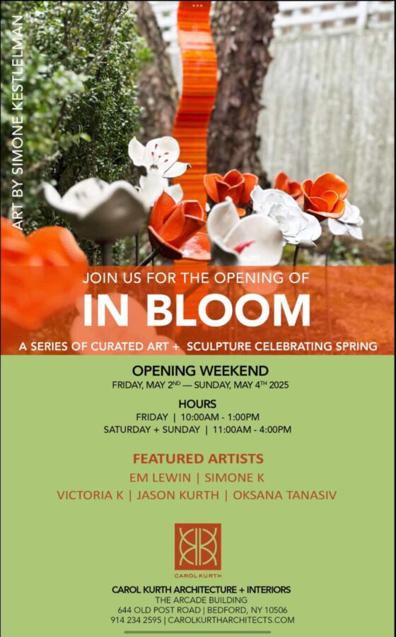 Celebrate Spring in Full Bloom with Art + Sculpture in Bedford