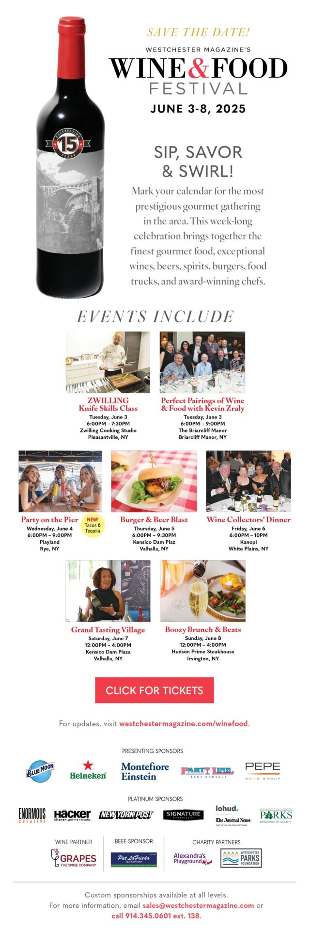 Westchester Mag wine and Food event