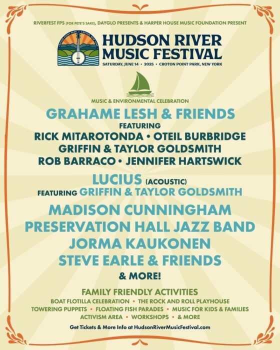 Riverfest FPS (For Pete’s Sake), Dayglo Presents, And Harper House Music Foundation Announce Hudson River Music Festival