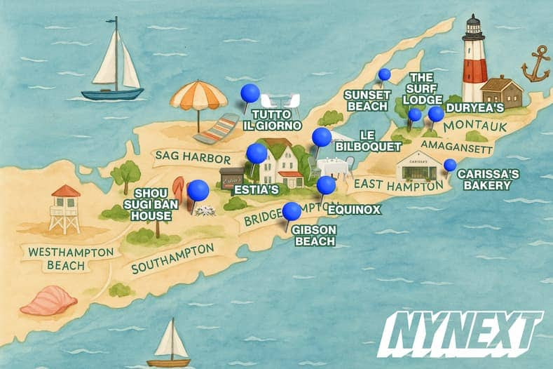 Map of the hampton hot spots