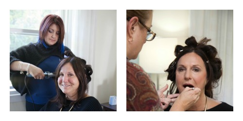 Michelle Young, a Stylist and Manager at Body Shoppe Salon & Blow Dry Bar, and Andrena Gerace love helping women and men feel more comfortable with the way they look whether it’s in everyday life, for photoshoots, or special events