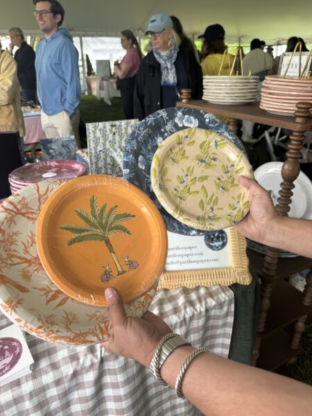 Pavillion Paper Plates at the Fine Day Fair