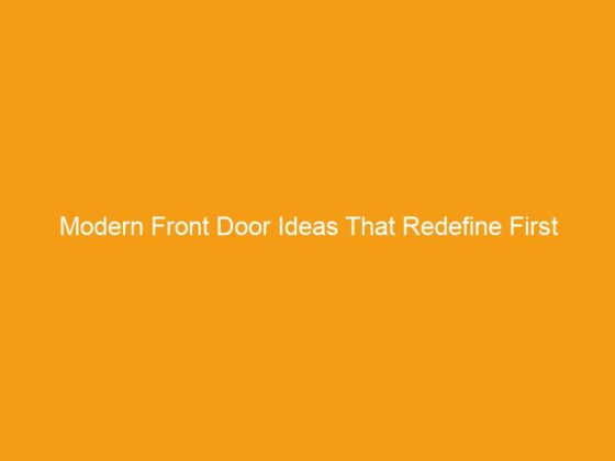 Modern Front Door Ideas That Redefine First Impressions